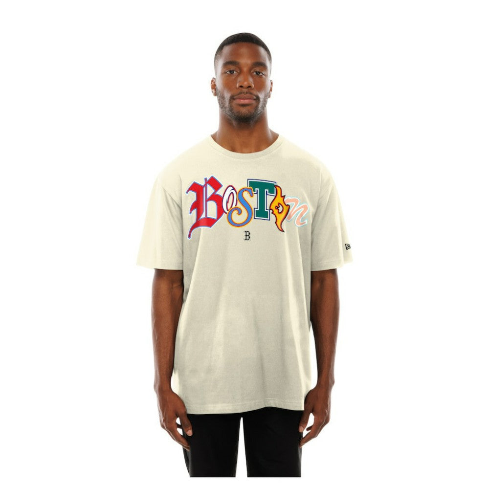Boston Red Sox New Era Ransom Note Oversized T-Shirt - MLB T-shirts