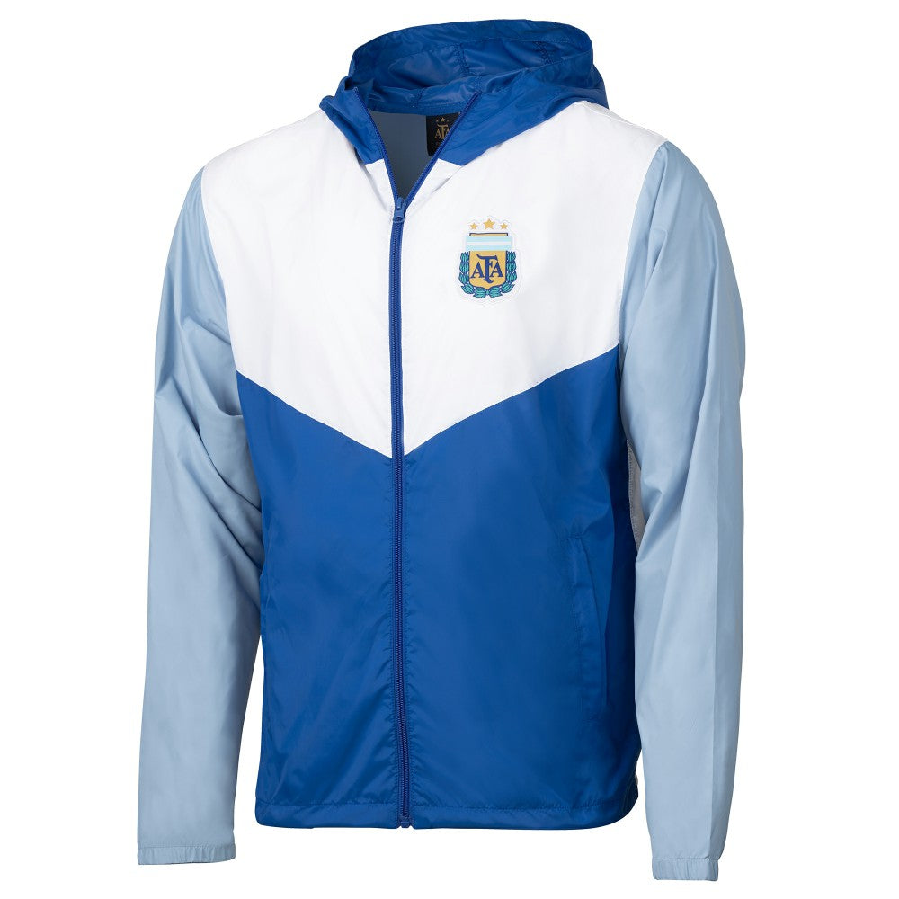 Argentina National Team Block Pro Full-Zip Windbreaker Jacket