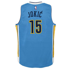 Light Blue Nikola Jokic Denver Nuggets Youth 2016/17 Hardwood Classics Swingman Jersey sale | NBA
