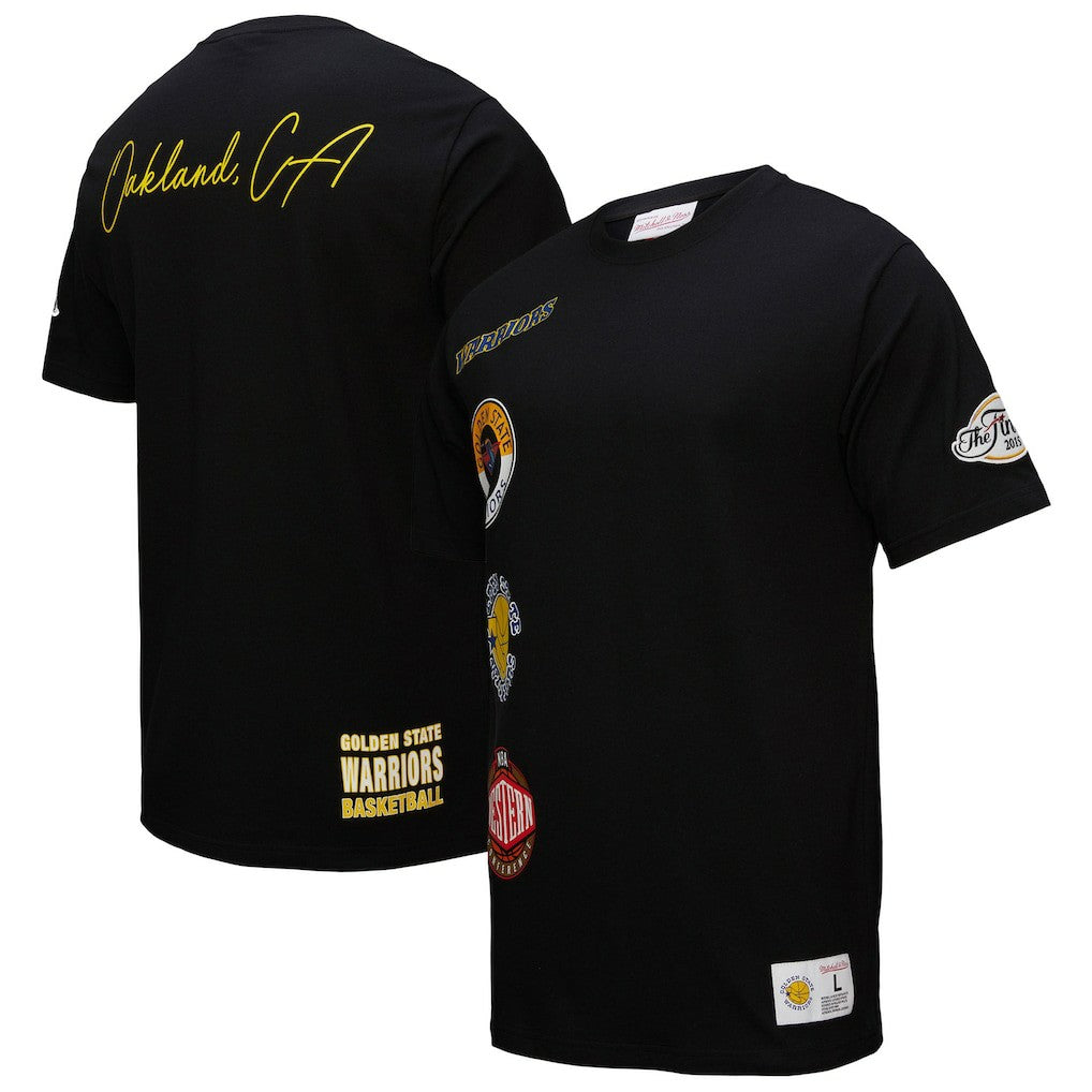 Black Golden State Warriors Black Out Collection Vintage Premium T-Shirt sale | NBA