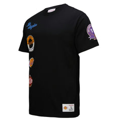 Black Los Angeles Lakers Black Out Collection Vintage Premium T-Shirt | NBA
