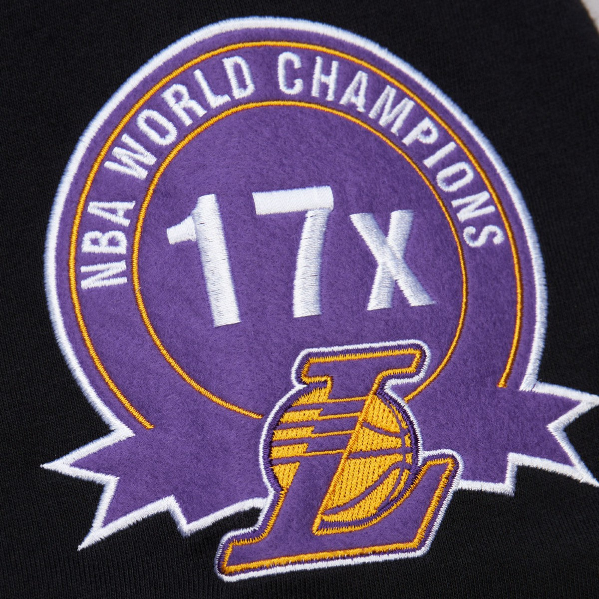 Black Los Angeles Lakers Black Out Collection Vintage Premium T-Shirt | NBA