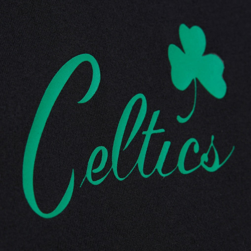 Black Boston Celtics Black Out Collection Vintage Premium T-Shirt | NBA