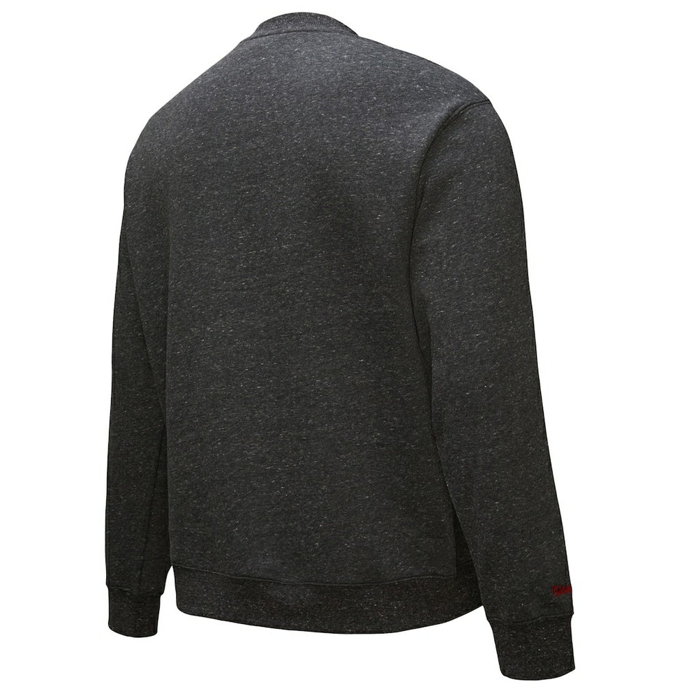 Black Chicago Bulls Hardwood Classics Blackout Collection Snow Washed Pullover Sweatshirt | NBA