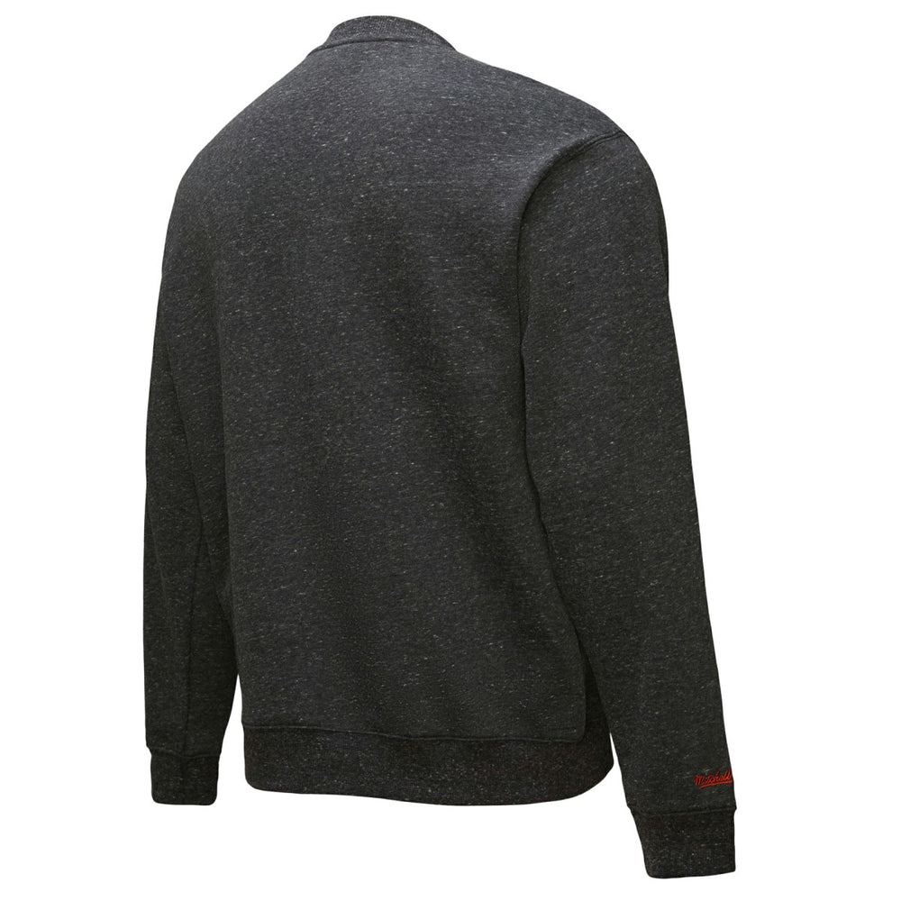 Black New York Knicks Hardwood Classics Blackout Collection Snow Washed Pullover Sweatshirt | NBA