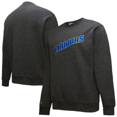 Black Golden State Warriors Black Out Collection Snow Washed Vintage Logo Pullover Sweatshirt sale | NBA