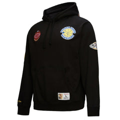 Black Golden State Warriors Hardwood Classics Blackout Collection Pullover Hoodie sale | NBA