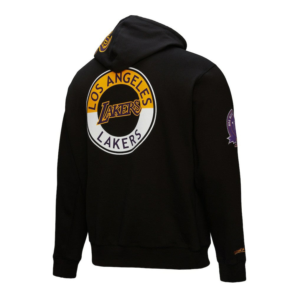 Black Los Angeles Lakers Hardwood Classics Blackout Collection Pullover Hoodie | NBA