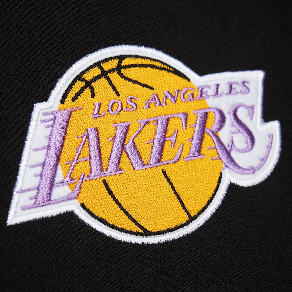 Black Los Angeles Lakers Hardwood Classics Blackout Collection Pullover Hoodie | NBA