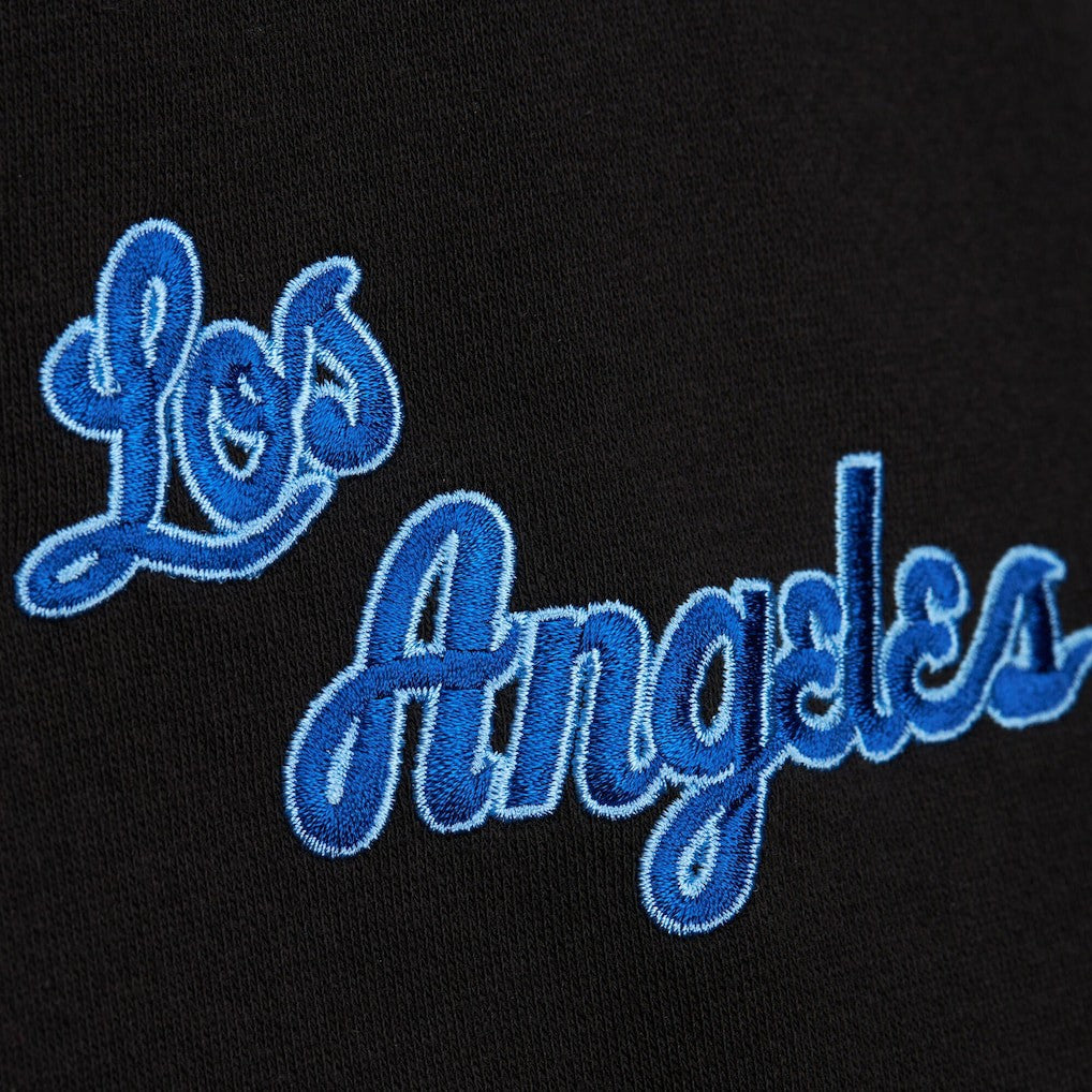 Black Los Angeles Lakers Hardwood Classics Blackout Collection Pullover Hoodie | NBA