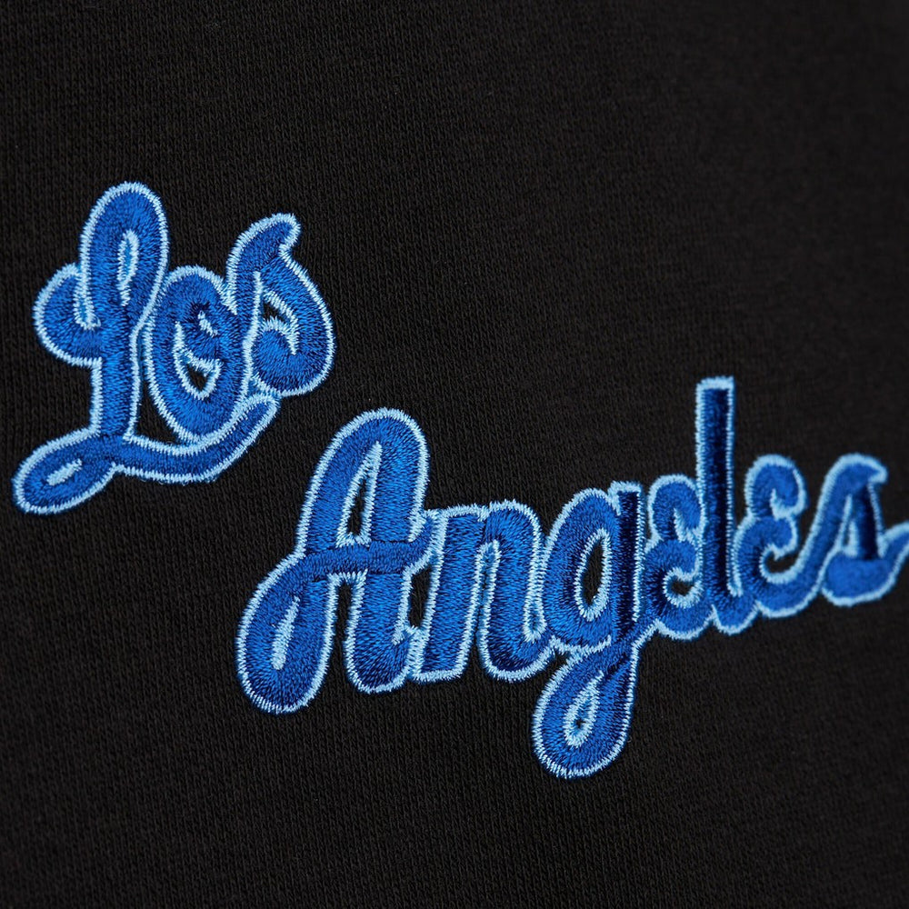Black Los Angeles Lakers Hardwood Classics Blackout Collection Pullover Hoodie | NBA