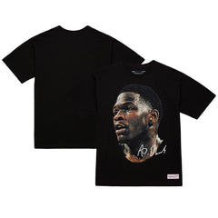 Black Anthony Edwards NBA Unisex Real Big Face Player T-Shirt | NBA