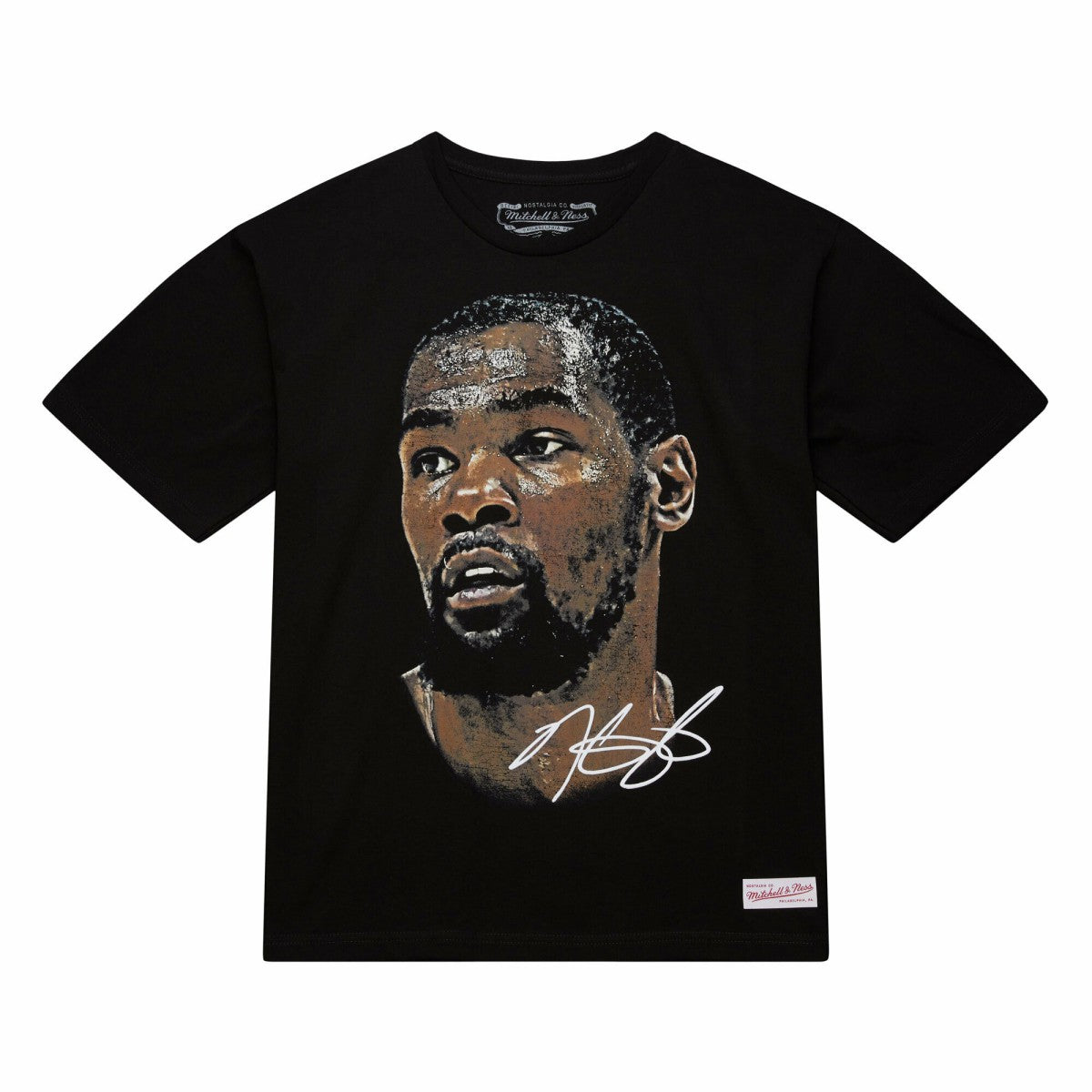 Black Kevin Durant NBA Unisex Real Big Face Player T-Shirt | NBA