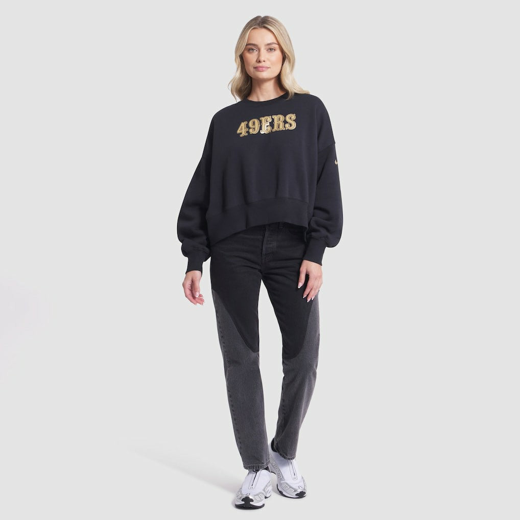 San Francisco 49ers Women's 2025 Rivalries Collection Oversized Phoenix Fleece Sweatshirt | NFL Online