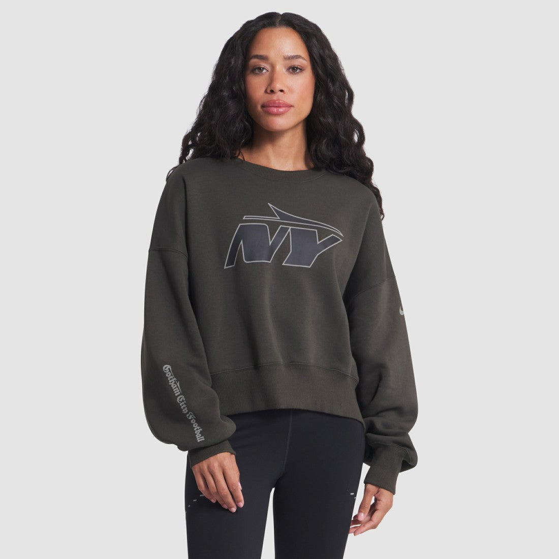 New York Jets Women's 2025 Rivalries Collection Oversized Phoenix Fleece Sweatshirt | NFL Hot