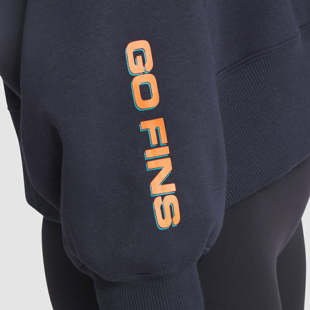 Miami Dolphins Women's 2025 Rivalries Collection Oversized Phoenix Fleece Sweatshirt | NFL On sale