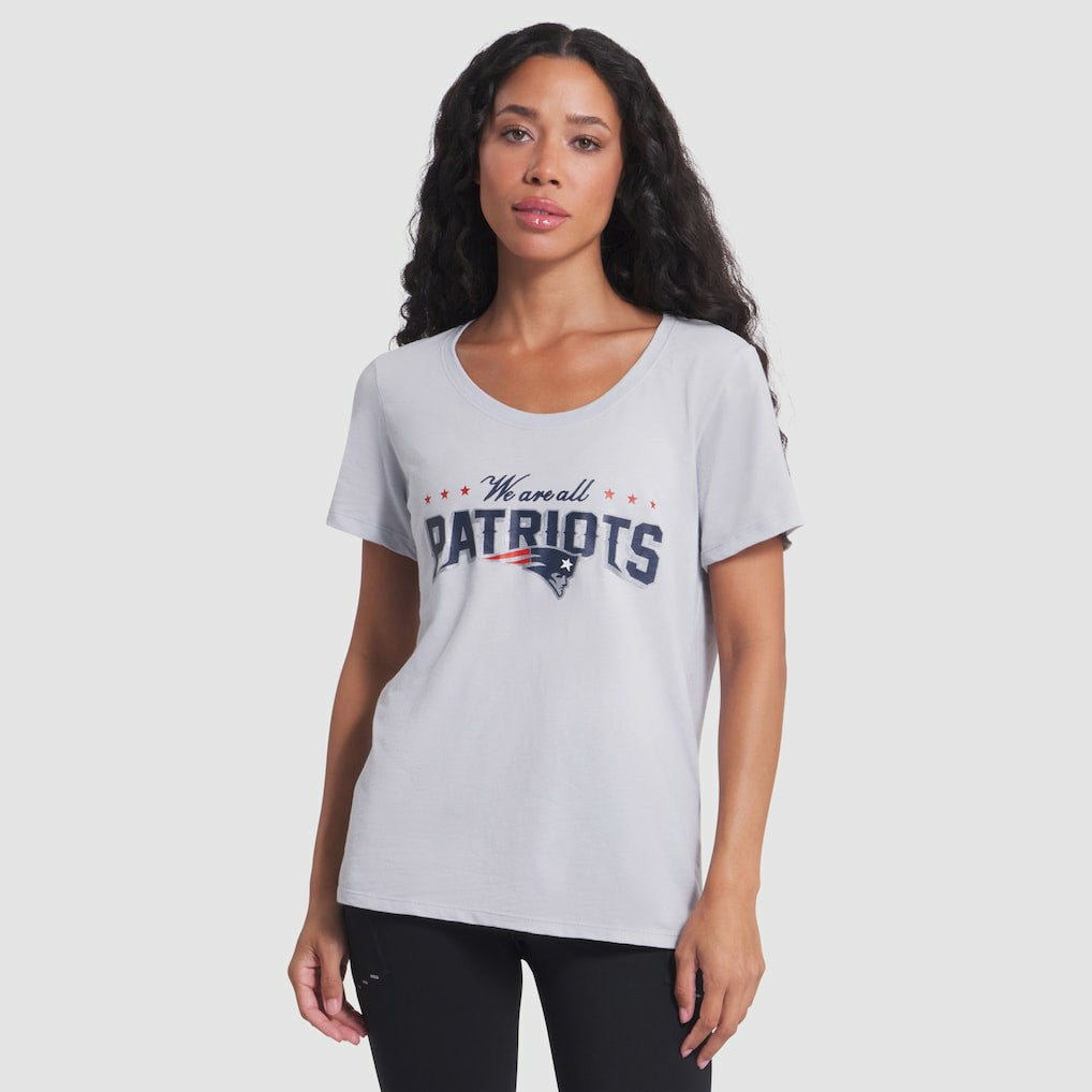 New England Patriots Women's 2025 Rivalries Collection Slub Dri-FIT T-Shirt | NFL Outlet
