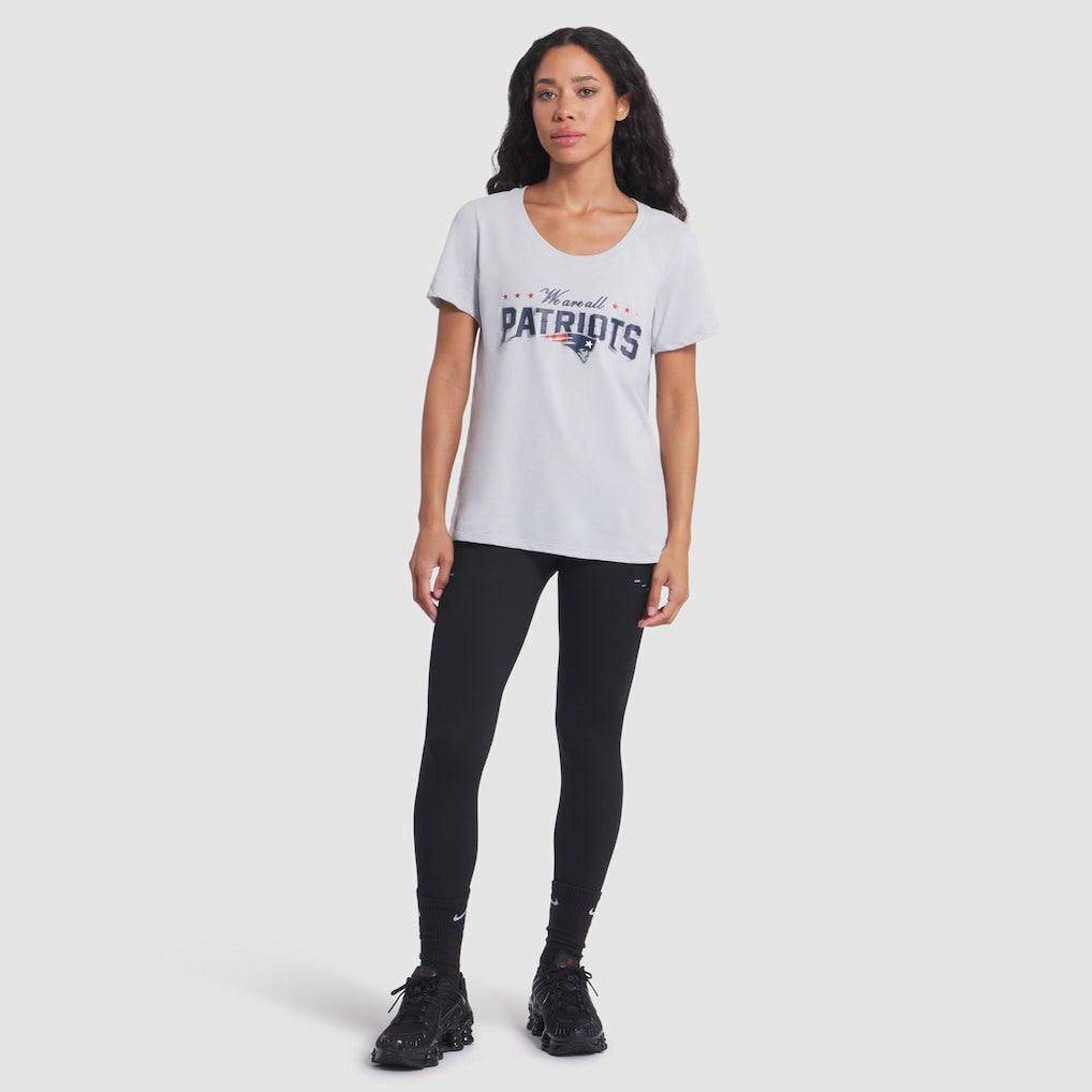 New England Patriots Women's 2025 Rivalries Collection Slub Dri-FIT T-Shirt | NFL Outlet