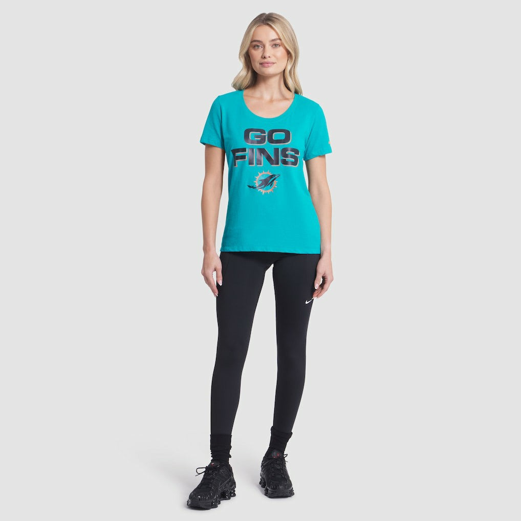 Miami Dolphins Women's 2025 Rivalries Collection Slub Dri-FIT T-Shirt | NFL Online