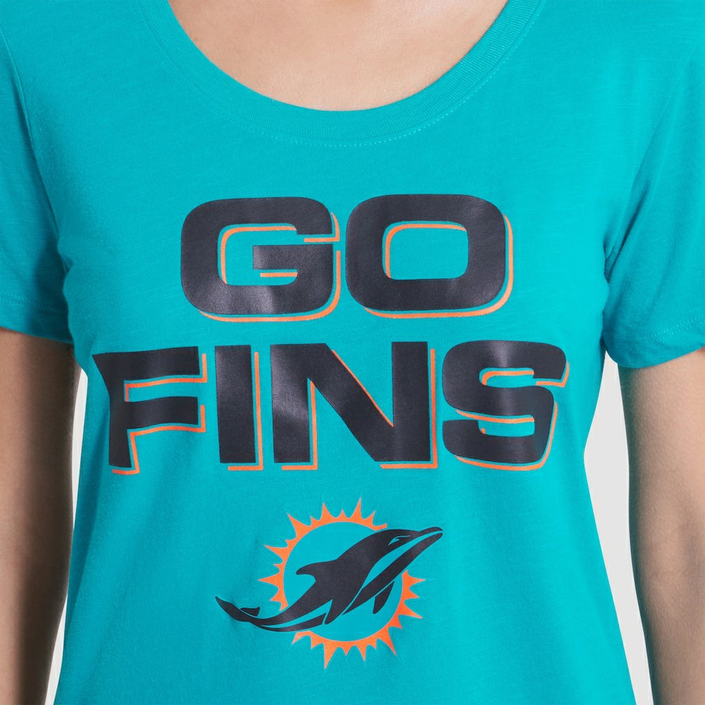 Miami Dolphins Women's 2025 Rivalries Collection Slub Dri-FIT T-Shirt | NFL Online