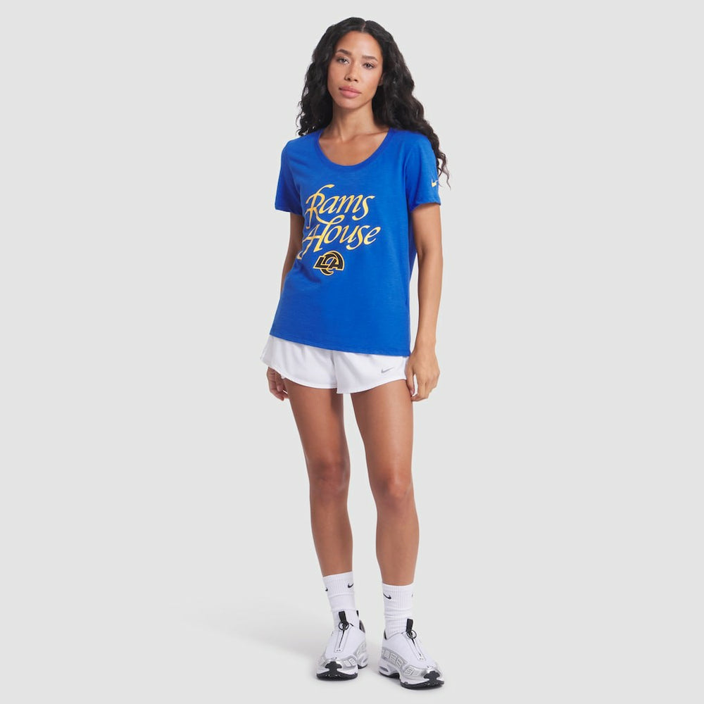 Los Angeles Rams Women's 2025 Rivalries Collection Slub Dri-FIT T-Shirt | NFL Online