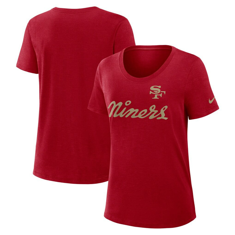 San Francisco 49ers Women's 2025 Rivalries Collection Slub Dri-FIT T-Shirt | NFL New