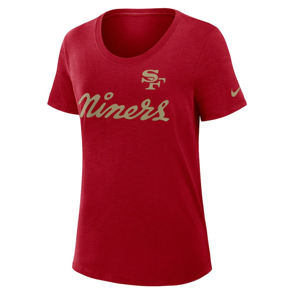 San Francisco 49ers Women's 2025 Rivalries Collection Slub Dri-FIT T-Shirt | NFL New