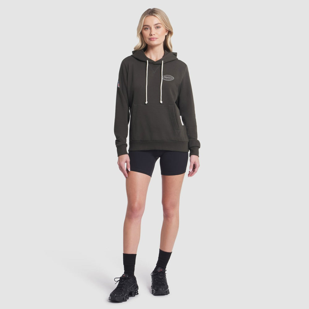New York Jets Women's 2025 Rivalries Collection Standard Issue Sideline Dri-FIT Hoodie | NFL Outlet