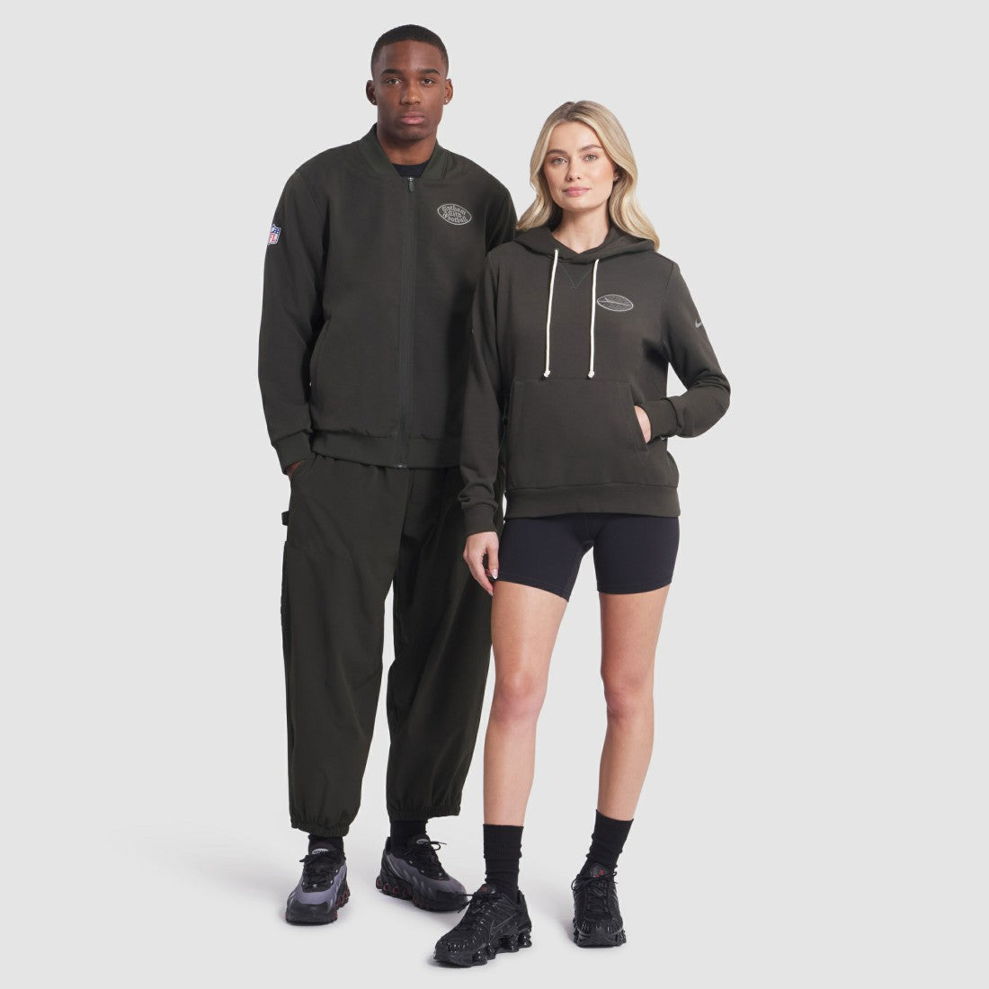 New York Jets Women's 2025 Rivalries Collection Standard Issue Sideline Dri-FIT Hoodie | NFL Outlet