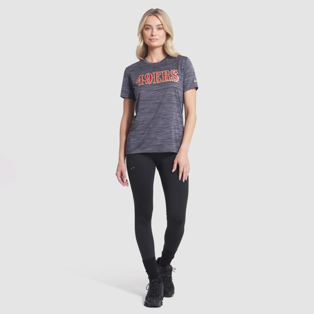 San Francisco 49ers Women's 2025 Rivalries Collection Sideline Velocity Dri-FIT T-Shirt | NFL New