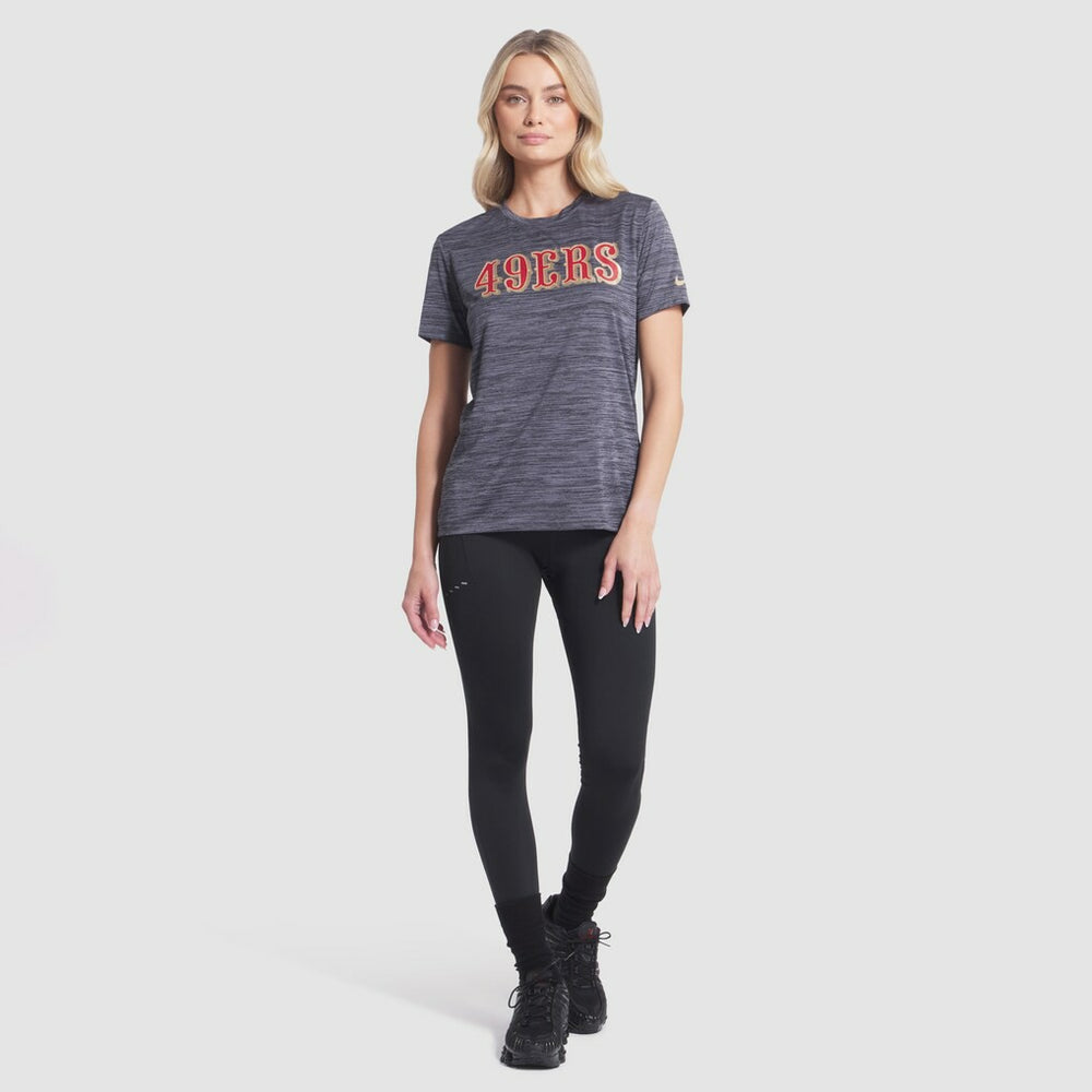 San Francisco 49ers Women's 2025 Rivalries Collection Sideline Velocity Dri-FIT T-Shirt | NFL New
