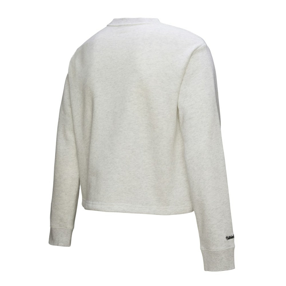 Boston Red Sox Mitchell & Ness Women's Cropped Toggle Pullover Sweatshirt - MLB Pullover