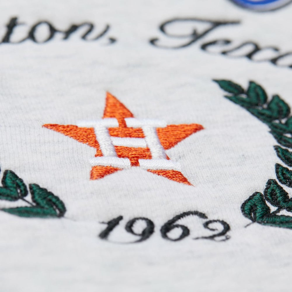 Houston Astros Mitchell & Ness Women's Cropped Toggle Pullover Sweatshirt - MLB Pullover