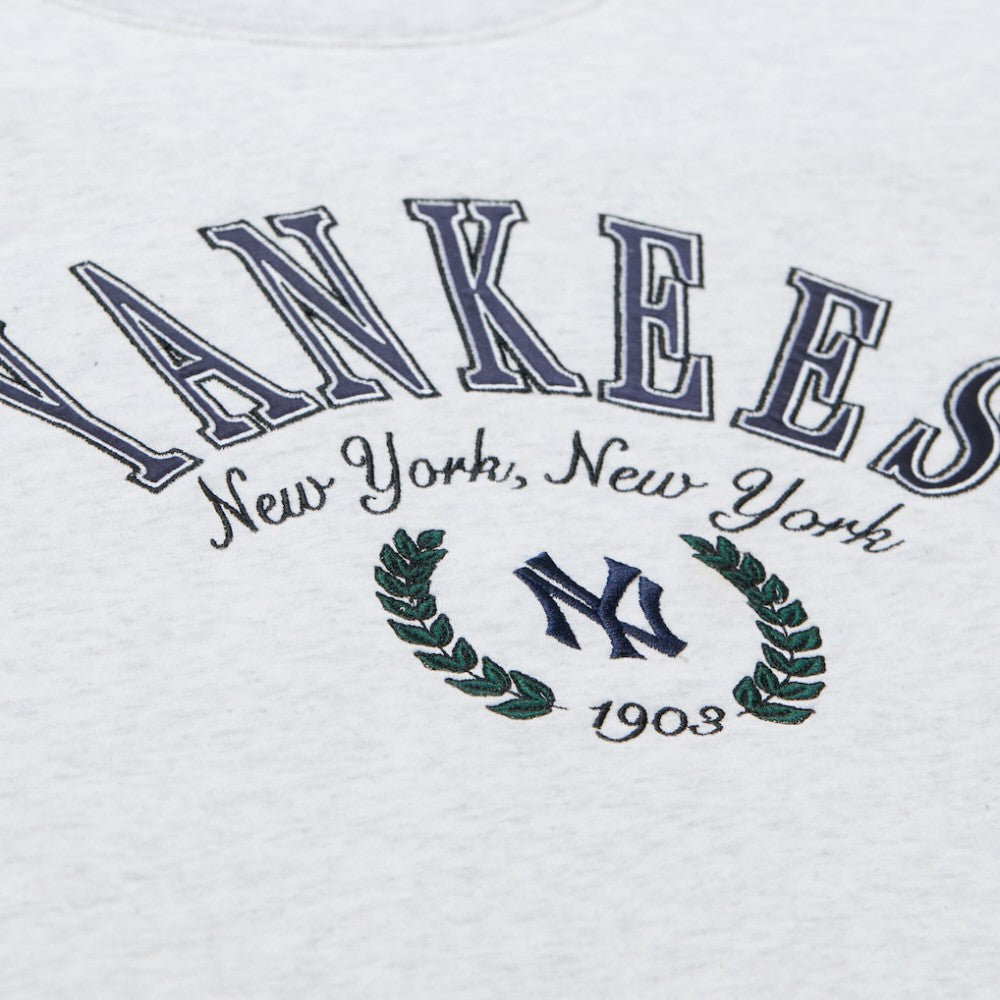 New York Yankees Mitchell & Ness Women's Cropped Toggle Pullover Sweatshirt - MLB Pullover