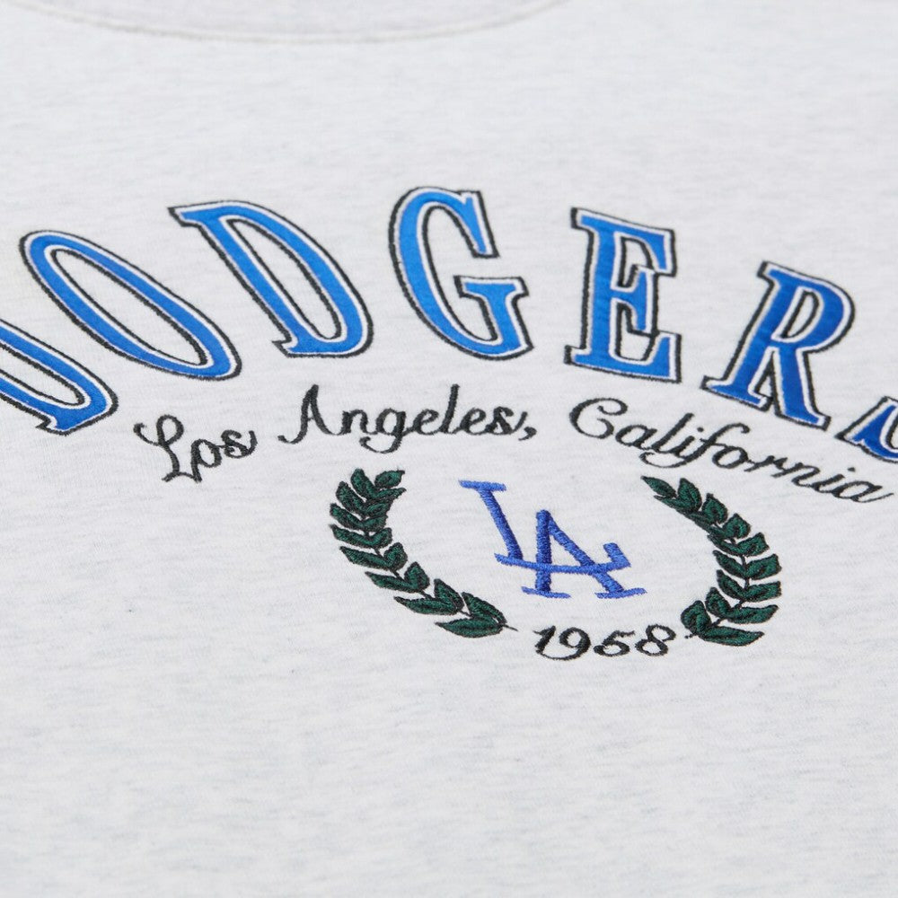 Los Angeles Dodgers Mitchell & Ness Women's Cropped Toggle Pullover Sweatshirt - MLB Pullover