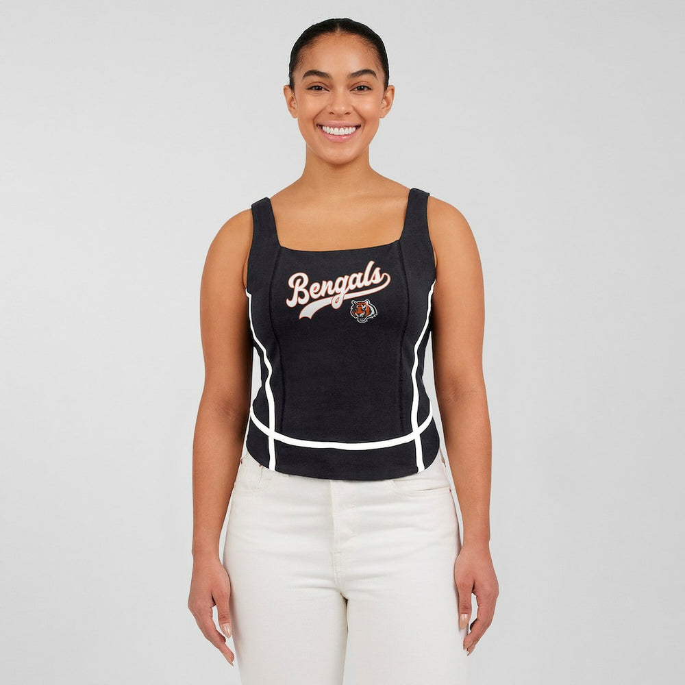 Cincinnati Bengals WEAR by Erin Andrews Women's Square Neck Tank Top | NFL Sale