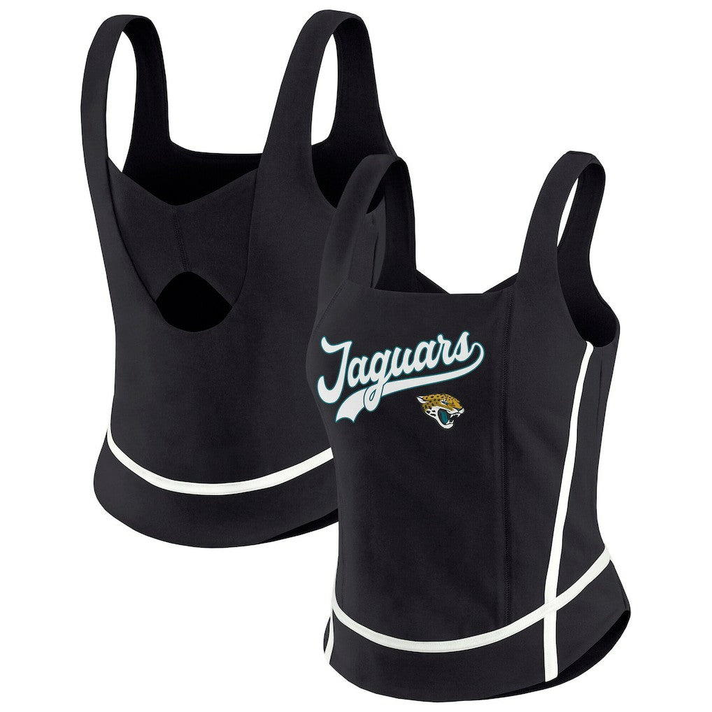 Jacksonville Jaguars WEAR by Erin Andrews Women's Square Neck Tank Top | NFL Online