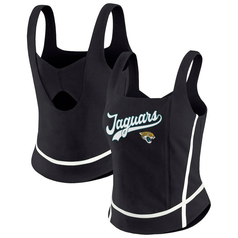 Jacksonville Jaguars WEAR by Erin Andrews Women's Square Neck Tank Top | NFL Online