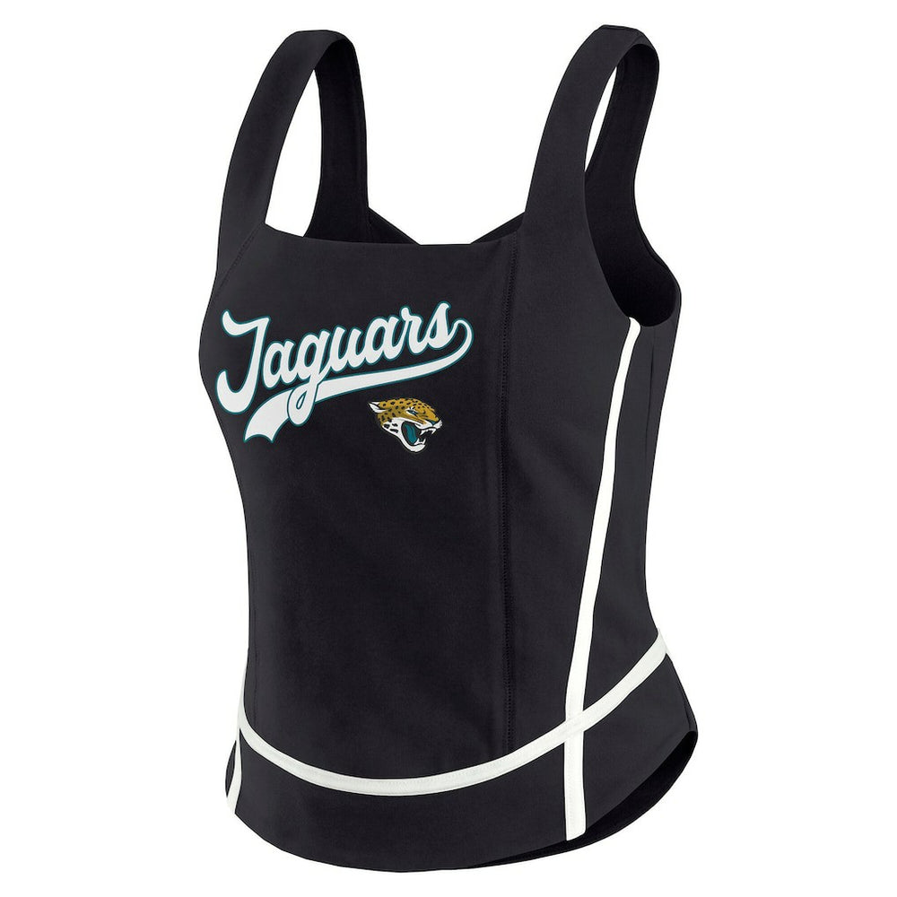Jacksonville Jaguars WEAR by Erin Andrews Women's Square Neck Tank Top | NFL Online