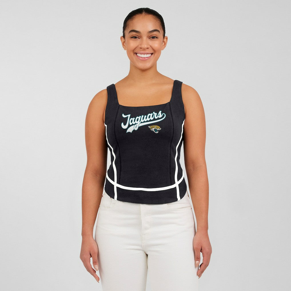 Jacksonville Jaguars WEAR by Erin Andrews Women's Square Neck Tank Top | NFL Online