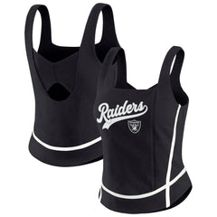 Las Vegas Raiders WEAR by Erin Andrews Women's Square Neck Tank Top | NFL Sale