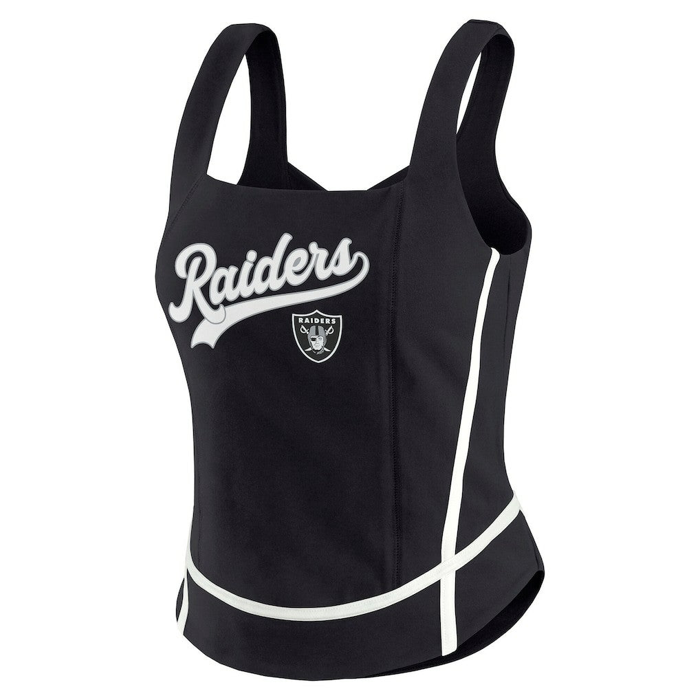 Las Vegas Raiders WEAR by Erin Andrews Women's Square Neck Tank Top | NFL Sale