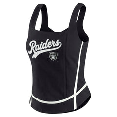 Las Vegas Raiders WEAR by Erin Andrews Women's Square Neck Tank Top | NFL Sale