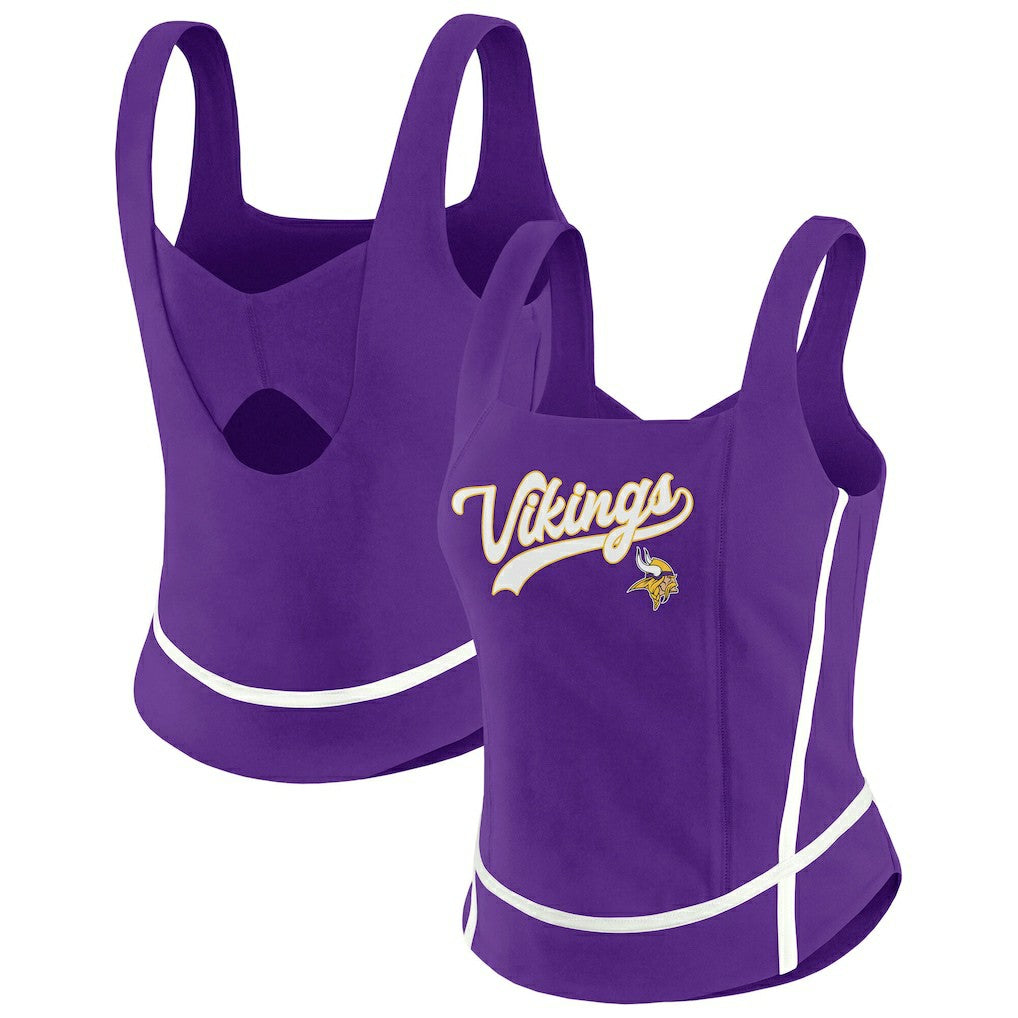 Minnesota Vikings WEAR by Erin Andrews Women's Square Neck Tank Top | NFL Near me