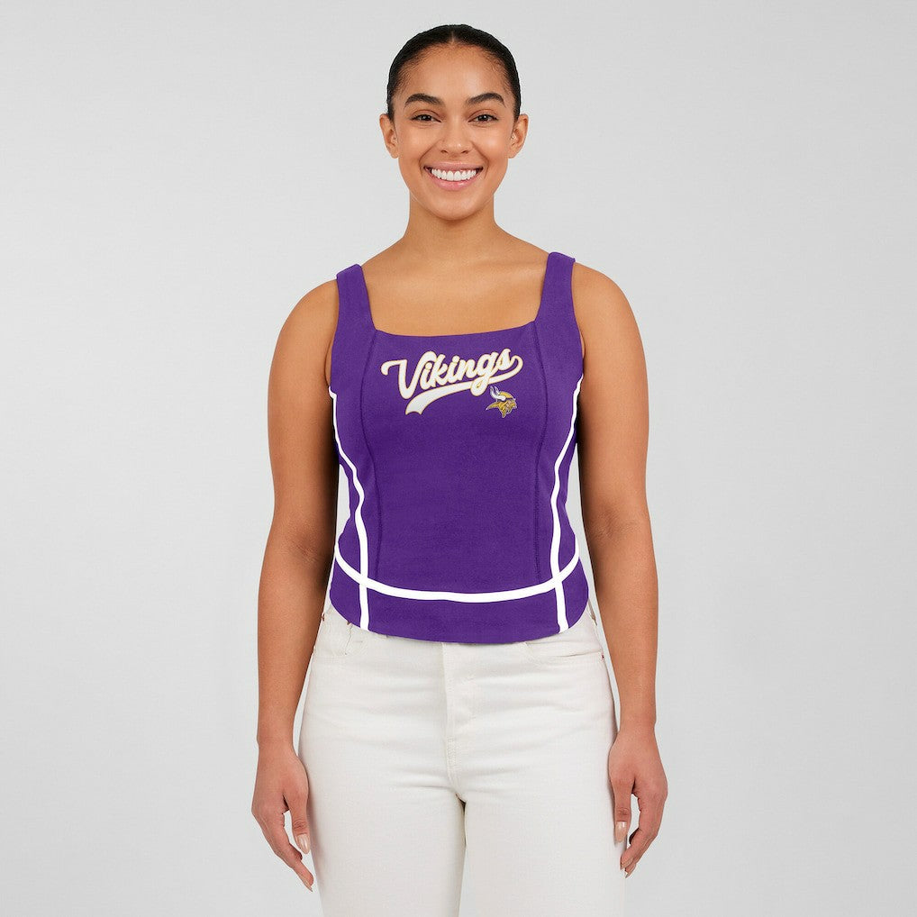 Minnesota Vikings WEAR by Erin Andrews Women's Square Neck Tank Top | NFL Near me