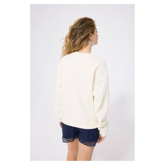 Chicago Cubs Terez Women's Technicolor  Oversized Pullover Sweatshirt - MLB Pullover