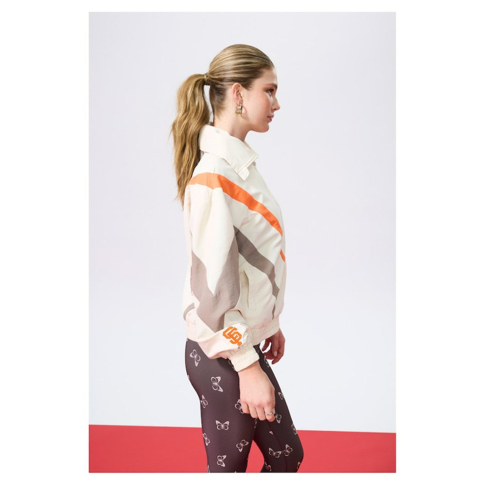 San Francisco Giants Terez Women's Ripstop Chevron Quarter-Zip Pullover - MLB Pullover