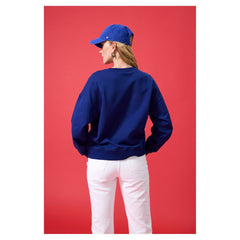 Chicago Cubs Terez Women's Oversized Gemstone Logo Sweatshirt - MLB Sweatshirts