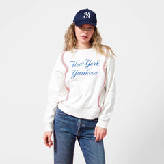New York Yankees Terez Women's Baseball Stitch Pullover Sweatshirt - MLB Pullover