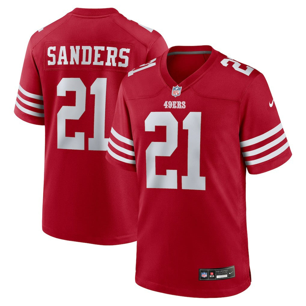 San Francisco 49ers Deion Sanders  Team Retired Player Game Jersey | NFL On sale